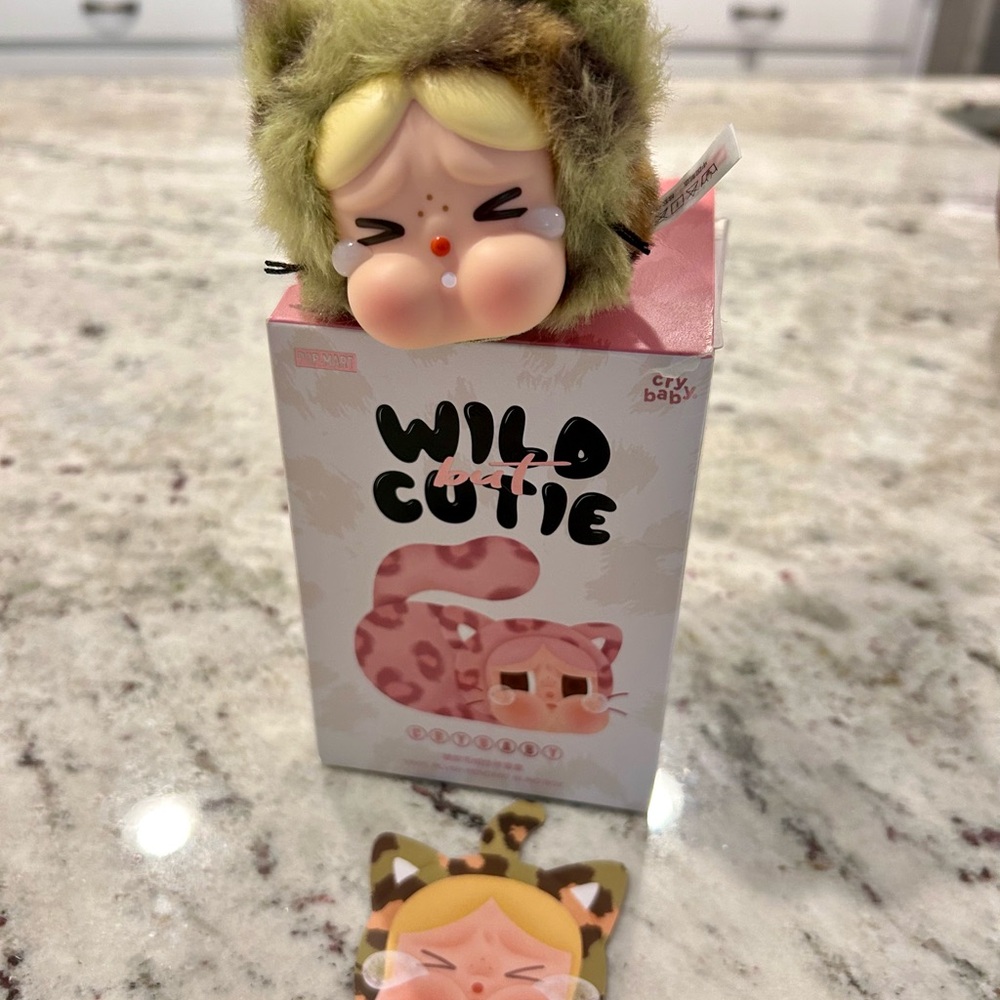 NEW POP MART Cry Babies Wild But Cutie Collectible Figure- Camo Cutie
